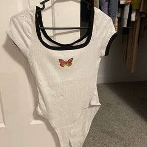 Butterfly body suit